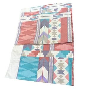 Set of 2 Vintage Tribal Aztec Pattern Pillow Cases